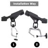 Fishing Boat Rods Holder with Large Clamp Opening Adjustable 360
