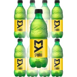 Mello Yello Soda Citrus, 20oz Bottle (Pack of 8, Total of 160 Oz)