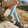 BULLIANT Compression Socks 3Pairs-15-20mmHg Circulation Support Men Women Hiking Sports