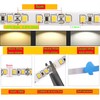 HAASHADA LED Strip Lights，AC110-130V 16.4ft/5m Dimmable SMD 2835 30000LM 1200