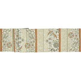 Sander Loni Stripe Tapestry Table Runner Terra Grey Size 32 x 180 cm