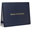 SUNEE Imprinted Diploma Cover 8.5''x 11'' Leatherette Padded Diploma Holder