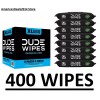 DUDE Wipes, Flushable Wipes, Extra Large and Fragrance-Free Wipes (400