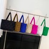 Makukke Puffer Tote Bag Aesthetic Quilted Bag Women's Shoulder Bag