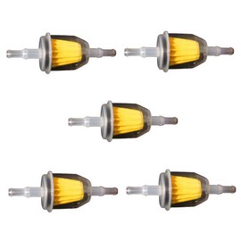 LEFITPA 5 Pack Replacement 38283 38666 Fuel Filter for Bobcat Models (1/4" Fuel Line x 5/16" ID)