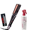 MQ Professional Titanium Hair Straightener, Black, 480°F Flat Iron with