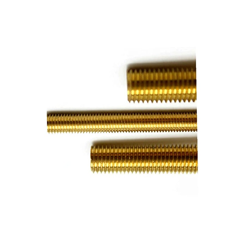 Solid Brass All Thread Threaded Rod Bar Studs 10-24 x
