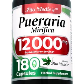 Fito Medic Lab Pueraria Mirifica 180 Cápsulas 12000 Suplemento Mujer Extracto Concentrado Absorción Ultra Alta