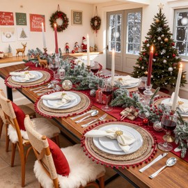 KIRE 200PCS Silver Plastic Plates - White Plastic Plates with Silver Rim Include 100 Dinner Plate and 100 for Dessert/Salad Plate for Birthday/Wedding/Party for Christmas