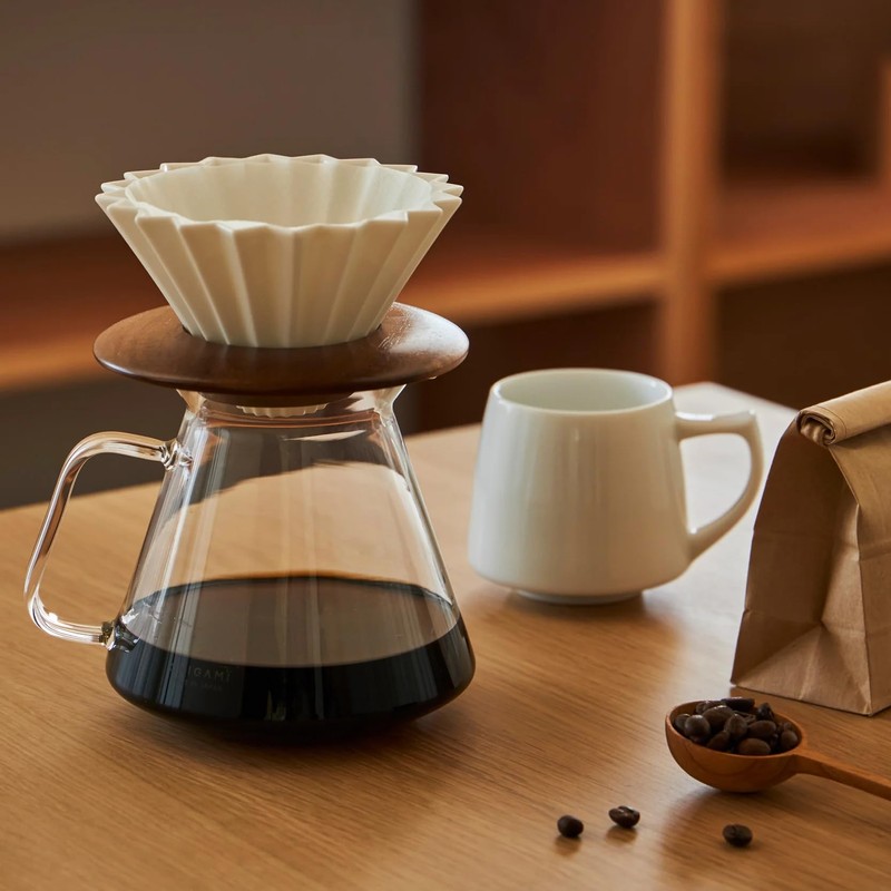 ORIGAMI COFFEE SERVER Glass Coffee Server with HARIO 24.0 fl