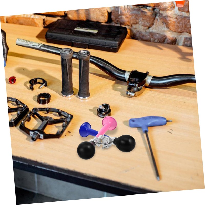 Outanaya Metallic Bicycle Horns for Adults 2pcs Set Loud Fit