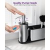 ODesign Kitchen Soap Dispenser Set - 3 in 1, Stainless
