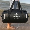 Fully Waterproof Outdoor Large Horizontal Opening Dry Bag Waterproof Bag Yellow/60L