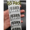 50PCS Jesus Saves Stickers