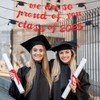 3pcs 2025 Graduation Banner, Glitter Graduation Decorations We are So