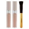 Innisfree Light Fitting Concealer Dark Circle Cover (No. 1 Salmon Beige) 2pcs + Beauty Tool Master Foundation Brush / 이니스프리 라이트 피팅 컨실러 다크서클 커버(1호 샐먼 베이지) 2개+뷰티툴 마스터 파운데이션 브러시