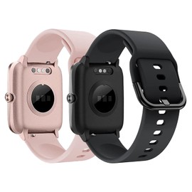 Harikiri Straps Compatible with ID205L,19mm Replacement Strap for Veryfitpro,Yamay fitness,GRV,Willful,Popglory,Blackview,UMIDIGI,ID205S ID205G ID215G ID216 SW020 SW023 WF021 WF025 Uwatch3