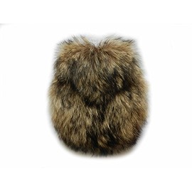 UT Kilts Scottish Kilt Coyote Fur Sporrans - Formal or Semi Formal… (Full Fur Front)