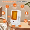 Verminget Portable Space Heaters for Indoor Use,Desktop Heater with 900W