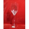 Wedgwood by Vera Wang Lariat Crystal Wine Goblet New
