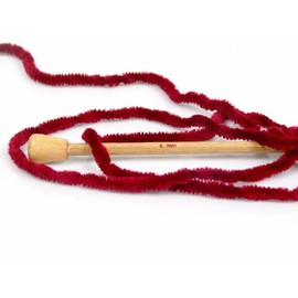 Ice Yarns Chenille Baby Burgundy 54256 Ice Yarns Soft and Bulky Chenille Yarn 100gr 131yds