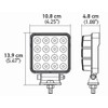HELLA 357106002 ValueFit 4 Square 2.0 LED Luz de trabajo