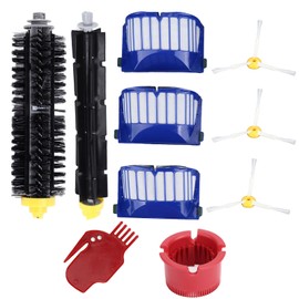 Yuecoom Replacement Parts for iRobot Roomba 600 Series Filter Side Brush & Bristle and Hammer Brush Accessory Kit for Roomba 600 675 690 670 671