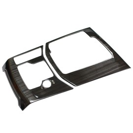 NewYall Black Titanium Interior Center Console Gear Shift Knob Panel Frame Cover Trim for Mazda CX-5 CX5 2017-2024