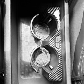 FUEISOF Central Console Cup Holder Storage Trim Cover for Hyundai IONIQ 5 N 2024 LHD & RHD – Interior Decoration Frame