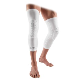 McDavid MD6448-02-34 HEX Elite Knit Compression Leg Sleeves White Adult-L