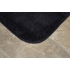 Garland Rug Traditional Bath Rug, 24-Inch by 40-Inch, Black