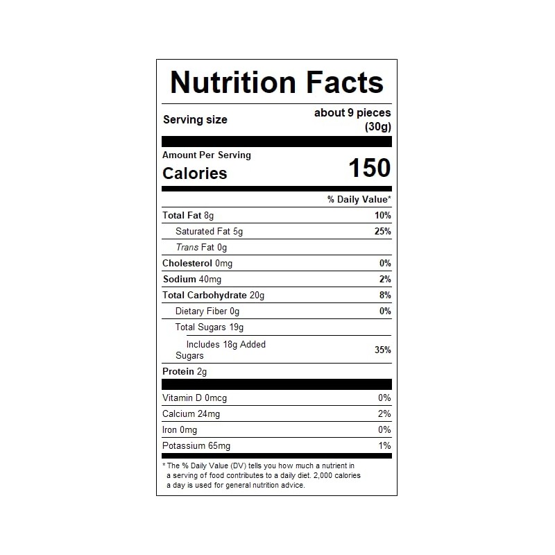 Beulah's Maple Toffee Peanuts, 5 Pound Package, 600 Pieces of