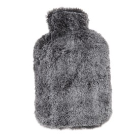 2000ML Hand Warmer Water Bag High Density Rubber Winter Hot Water Pack for Shoulder Pain Home Black and Black