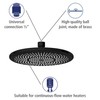 WENKO Water-Saving Rain Shower Head, Water-Saving Universal Shower Head with