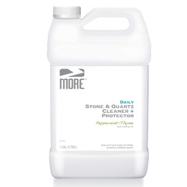 MORE Stone & Quartz All Purpose Cleaner + Protector Refill (Advanced Formula) for Natural Stone and Tile Surfaces, Household Cleaning [Gallon / 128oz]