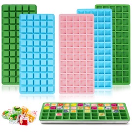 Silicone Food Molds for Harvest Right Freeze Dryer, Medium Square Trays Dividers Food Mold for Freeze Fruits Candy Chocolate Vegetable Freeze Drying Accessories (5)