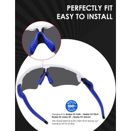 BlazerBuck - Kit de calcetines para gafas de sol Oakley Radar EV Series, Azul, 0 US