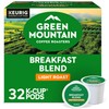 Green Mountain Coffee Roasters Breakfast Blend Keurig Single-Serve K-Cup Pods,