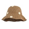 Meliyya Women's Straw Hat Foldable Adjustable Summer Straw Sun Hat