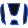 SILKBLAZE HEAT BLUE Emblem Seat Fit GE/Fit GK/Vezel Black Base