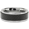 100S JEWELRY Tungsten Rings For Men Women Wedding Band Carbon
