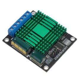 DC Motor Driver, 9V-30V 60A Motor Drive Controller Board Module Double Channel PWM High Performance H Bridge DC Step Module for Industry