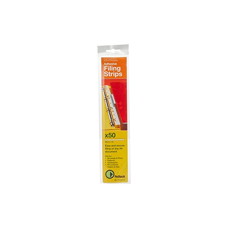 Pelltech 295mm File Strips (Pack of 50)
