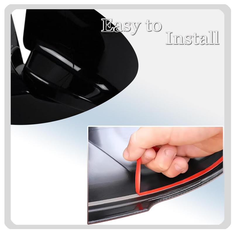 MUXEE Side Mirror Cover, for 9th Honda Accord 2013 2014