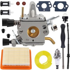 Qiuwanzia FS120 Carburetor for Stihl FS200 FS020 FS202 FS300 FS350 FS400 FS450 FS480 FR350 FR450 FR480 SP200 SP400 SP450 TS200 BT120 BT120C BT121 String Trimmer engines 4134 120 0653 4134 120 0603
