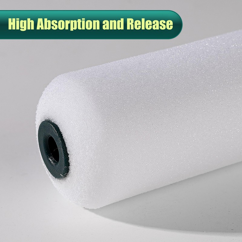 YiBaiBrush Foam Paint Rollers, 20 Pack 4 Inch Paint Rollers,