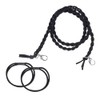 Patty Both Elastic Hair Ties Ponytail Holders, Black Sports Hair
