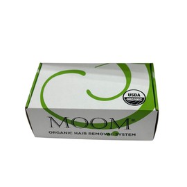 MOOM Organic Waxing Kit Gift Box for Women – Sugar Wax Hair Removal for Face, Bikini & Underarms – Travel Wax, Foot Spa Cream & Tools – Ideal for traveling & Mother’s Day