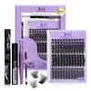 B&QLASH Lash Extension Kit B01+B02+B19 Eyelash DIY 156 PCS Clusters
