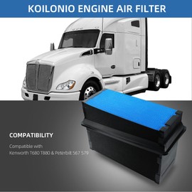 P621725 Engine Air Filter for Kenworth T680 T880 & Peterbilt 567 579, Replaces P637453 PA32000 LAF6725 WA11058 501058